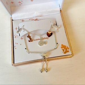 Disney Mickey Mouse adjustable charm bracelet
